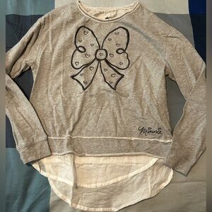 Disney Parks Officially Licensed Faux Two-Piece Minnie Sweatshirt